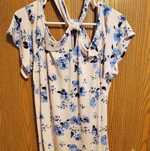 Cold Shoulder Maternity Shirt